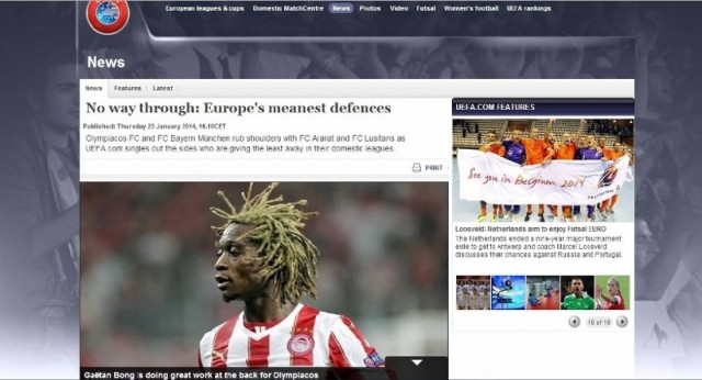 Θέμα στην UEFA η άμυνα του Ολυμπιακού