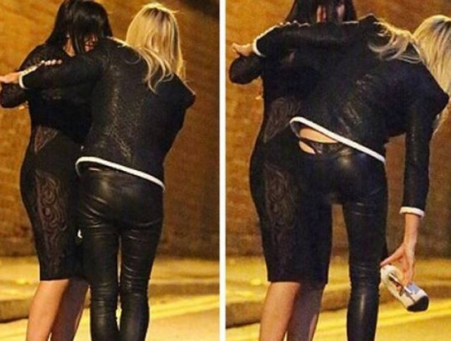 H celebrity μετά από μερικά ποτάκια πήγε σπίτι ξυπόλητη