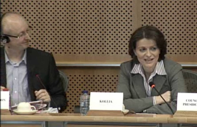 Παρέμβαση Βάσως Κόλλια στις Βρυξέλλες