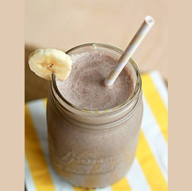 Smoothie σοκολάτα - μπανάνα με λίγα λιπαρά;