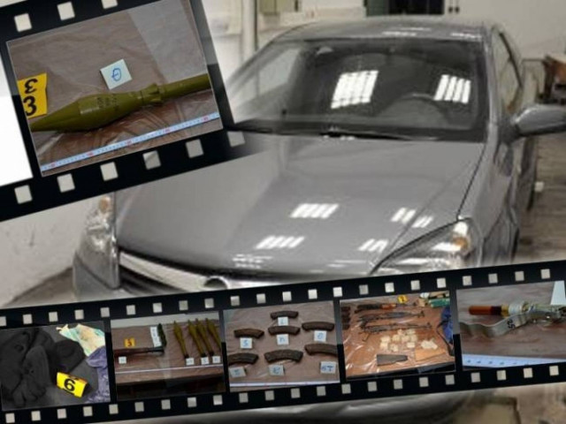 «Άρωμα» Επαναστατικού Αγώνα δείχνει ο οπλισμός στο Ι.Χ. στο Π. Φάληρο