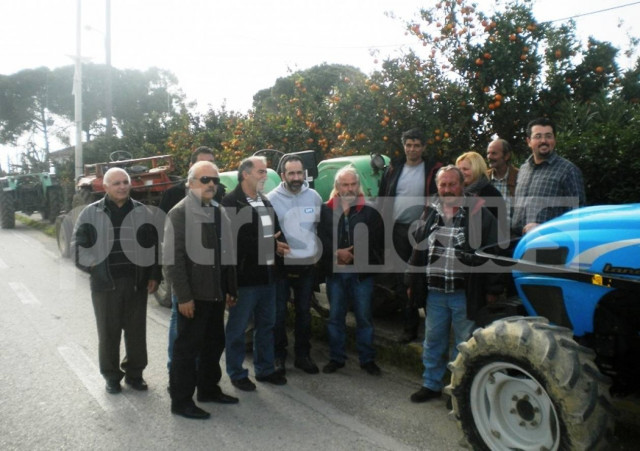 Κλείνουν την Ε.Ο. Πατρών-Πύργου οι αγρότες