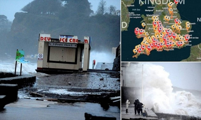 Βρετανία: Χιλιάδες σπίτια χωρίς ηλεκτρικό λόγω της κακοκαιρίας