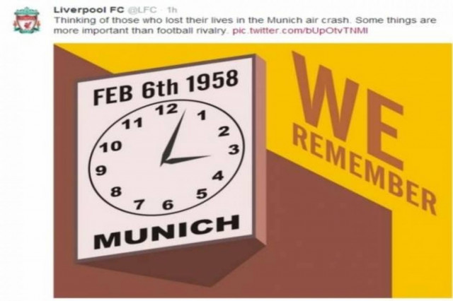 Λίβερπουλ: «Στον νου μας τα θύματα του Μονάχου»