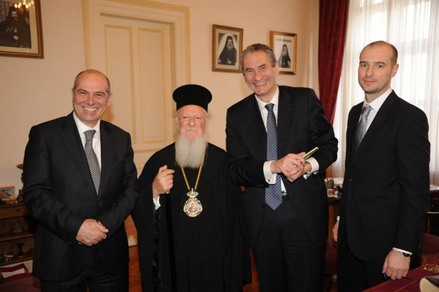 Επίσκεψη της διοίκησης του ΟΠΑΠ στο Οικουμενικό Πατριαρχείο