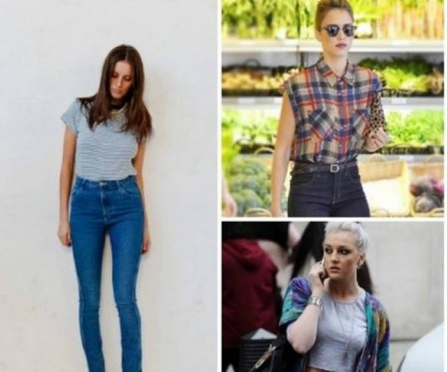 Πώς να συνδυάσω το ψηλόμεσο denim παντελόνι μου;