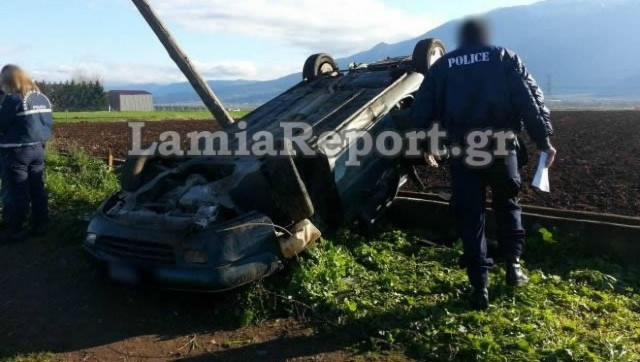 Ένας τραυματίας σε τροχαίο στη Λαμία