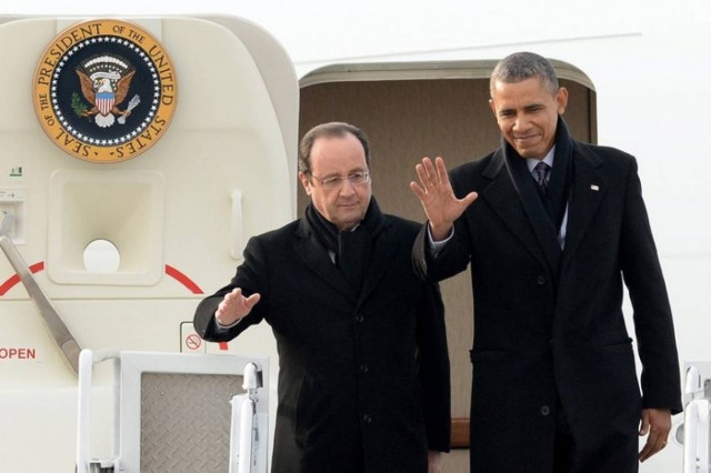 Έφτασε στις ΗΠΑ ο Φρανσουά Ολάντ