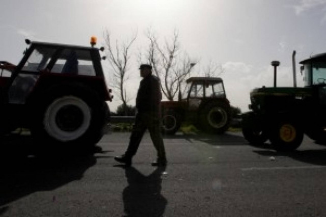 Έκλεισαν τον δρόμο οι αγρότες της Θεσσαλονίκης