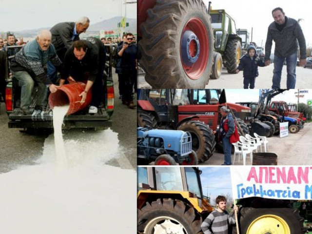 Οι εικόνες πίσω από τις αγροτικές κινητοποιήσεις