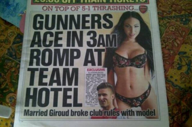 Άρσεναλ:Αρνείται ότι κοιμήθηκε με τον Ζιρού η Σίλια Κέι (photos+video)