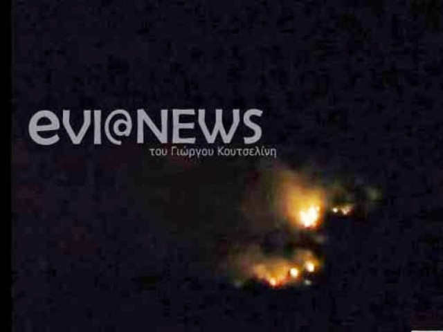 Εύβοια: Ξεκίνησαν οι φωτιές μέσα στον χειμώνα