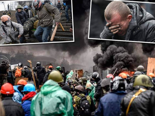 Η φρίκη των επεισοδίων μέσα από το φωτογραφικό φακό