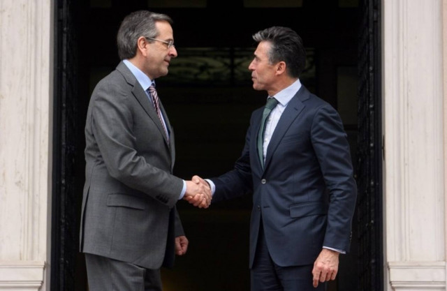 Σαμαράς: Σημαντικός ο ρόλος του ΝΑΤΟ για τη σταθερότητα στην Ουκρανία