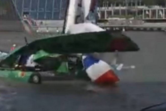 Απίστευτο… τρακάρισμα στην Ιστιοπλοΐα! (video)