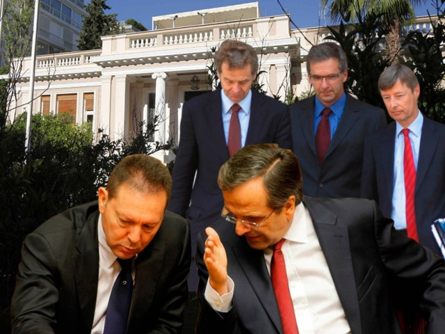 Σύσκεψη υπό τον Σαμαρά στο ΥΠΟΙΚ ενόψει τρόικα