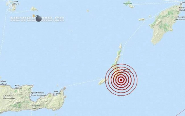 Earthquake in Karpathos