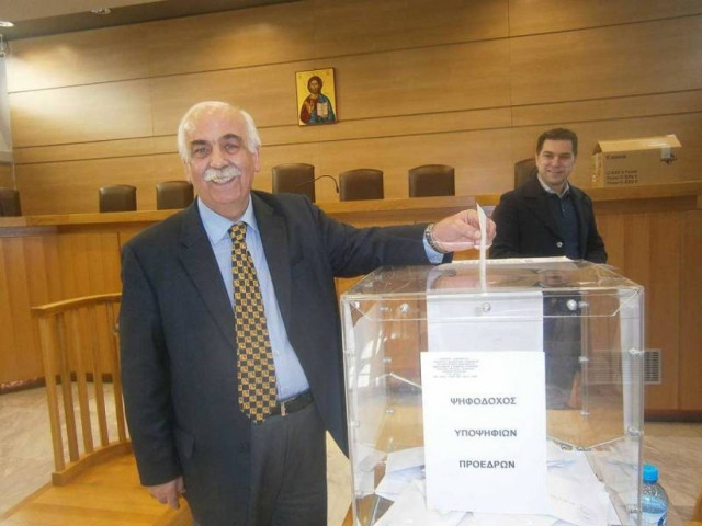 Επανεκλέχθηκε για 5η συνεχόμενη φορά Πρόεδρος του Δ.Σ. Τρικάλων