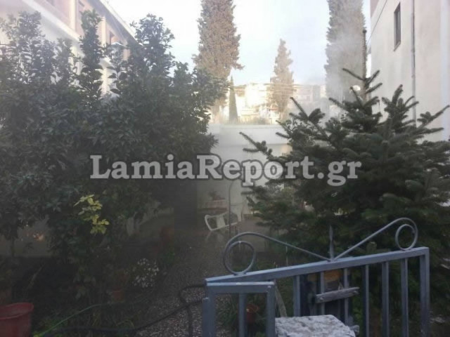 Πυρκαγιά σε σπίτι στη Λαμία