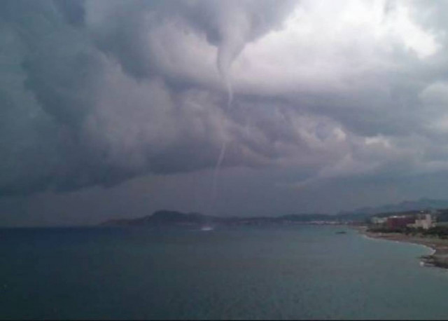Tornado in Rhodes