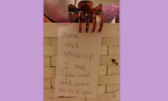 «Σε παρακαλώ, μη κάνεις εμετό…»,το συγκλονιστικό σημείωμα μίας μητέρας