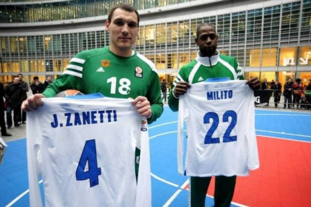 Παναθηναϊκός:Έπαιξαν για το... Final 4, Γκιστ και Ματσιούλις (pic+vid)