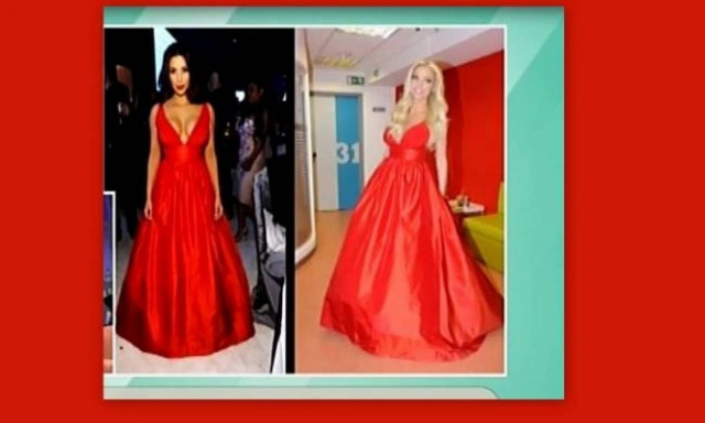 Όσκαρ 2014: Η Κιμ Καρντάσιαν με το φόρεμα της Δούκισσας Νομικού