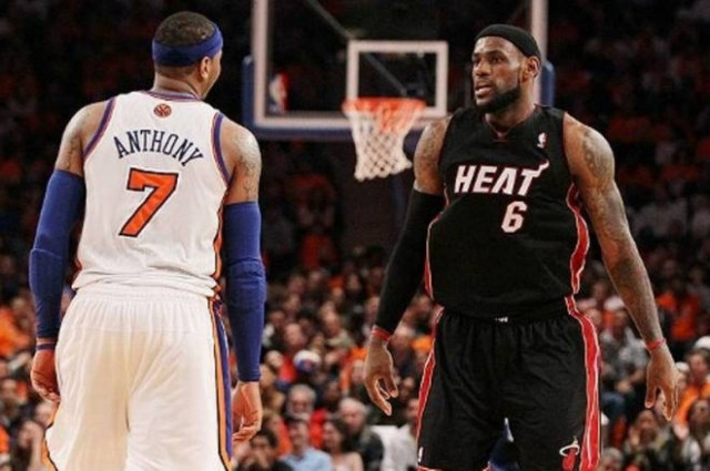 ΝΒΑ: Ο «61άρης» Λεμπρόν εναντίον του «62άρη» Καρμέλο (video)