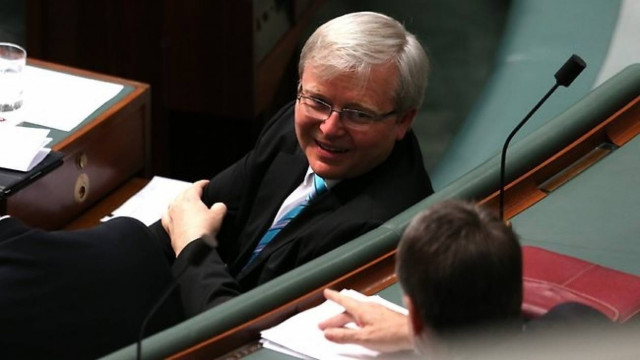 Ο Κέβιν Ραντ «ζήλεψε» τον Γιώργο Παπανδρέου