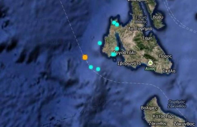 Earthquake 4,7 R in Kefalonia