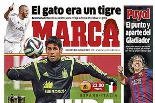 Το απίστευτο πρωτοσέλιδο της Marca με τα… μαλλιά του Πουγιόλ! (photos)