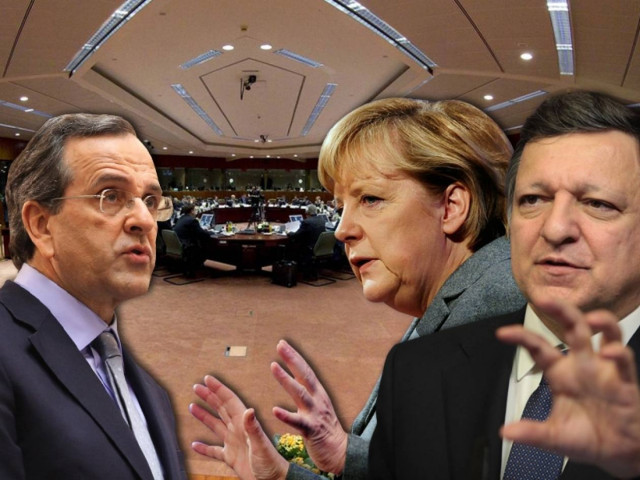 Στενό pressing Σαμαρά σε Μέρκελ και Μπαρόζο