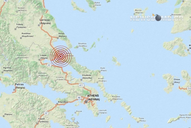 Σεισμός 3,2 Ρίχτερ στη βόρεια Εύβοια