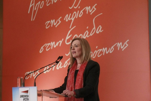 Κοππά-Καστανίδης-Μανίκας στην εκδήλωση της ΔΗΜΑΡ