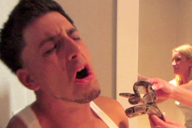 Πώς θα νοιώθατε αν ξυπνάγατε δίπλα σε ένα φίδι; (video)