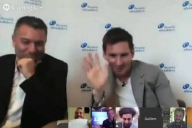 Μπαρτσελόνα: Ο Μέσι παρενέβη σε δημόσιο Hangout στο Google+ (video)