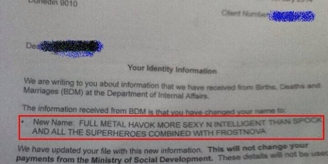 Έχασε το στοίχημα και άλλαξε το όνομά του σε...