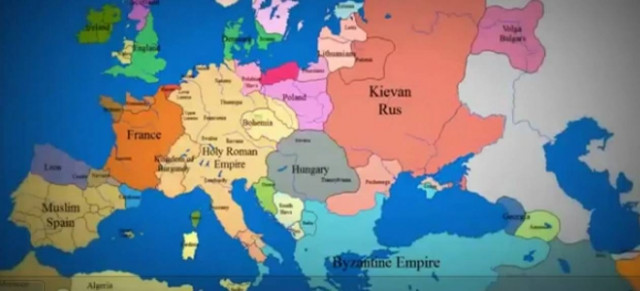 Όλη η ιστορία της Ευρώπης τα τελευταία 1.000 χρόνια (video)