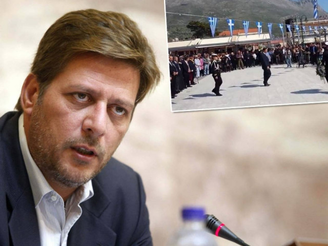 Γιουχάισαν τον Βαρβιτσιώτη στη Μάνη (vid)