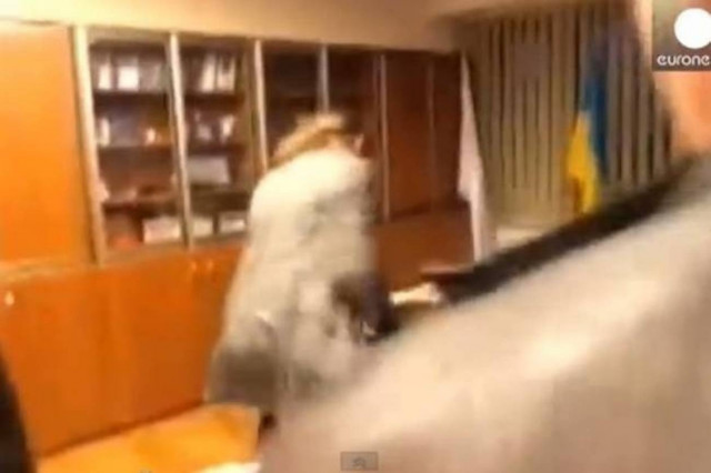 Far – right deputies attacked the director of Ukrainian TV
