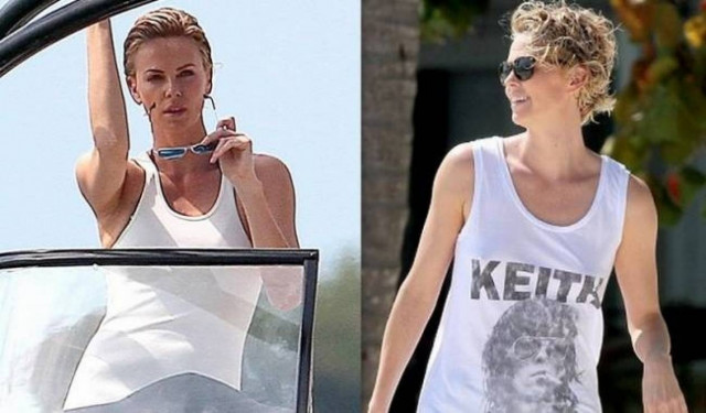 Charlize Theron: Η πιο hot μαμά -Δείτε την με μαγιό στην παραλία