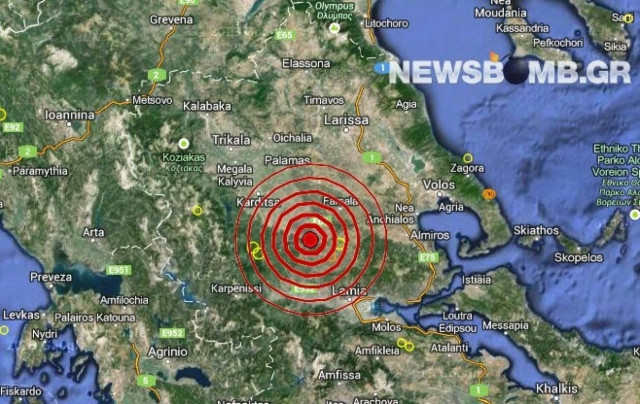 Σεισμός 3,5 Ρίχτερ στον Δομοκό
