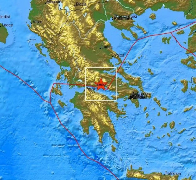 Σεισμός 3,8 Ρίχτερ κοντά στην Άμφισσα
