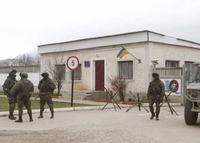 Ρωσικά στρατεύματα προσπάθησαν να καταλάβουν ουκρανική ναυτική βάση