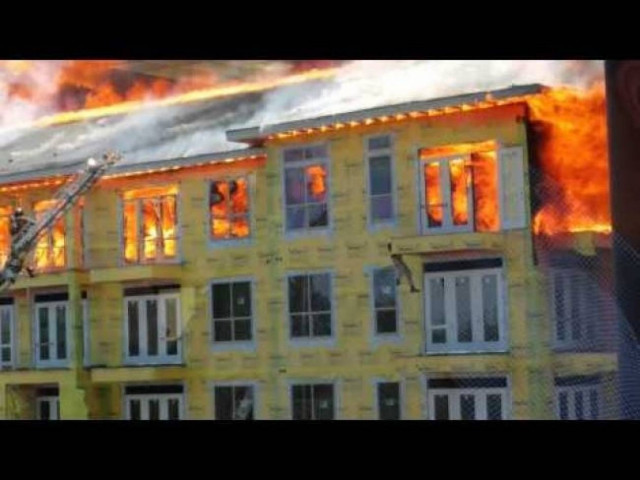 Video: Incredible rescue from a burning building