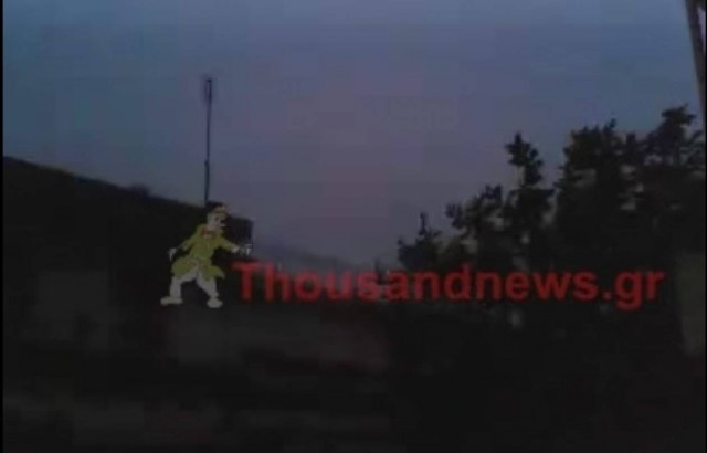 Χαλάζι και βροχή μετέτρεψαν τους δρόμους σε ποτάμι στη Θεσσαλονίκη