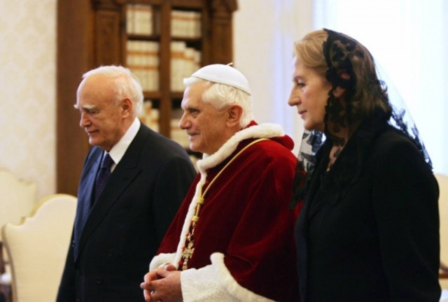 Παπούλιας και Ναπολιτάνο εγκαινίασαν έκθεση στο Κυρηνάλιο Μέγαρο