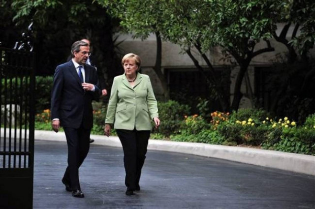 Merkel in Athens before Easter