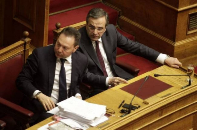 Samaras and Venizelos updated from Stournaras for Eurogroup and Ecofin