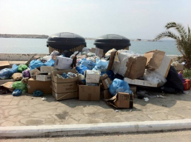 Ατελείωτος… σκουπιδότοπος στη Θάσο